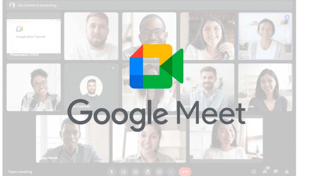 Clase virtual en Google Meet